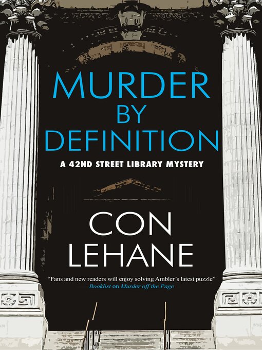 Title details for Murder by Definition by Con Lehane - Available